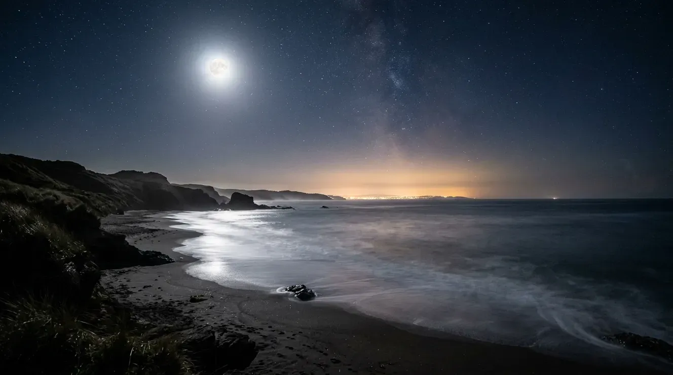 AI stock beach photo